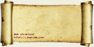 Jasmina Stojanović vizit kartica